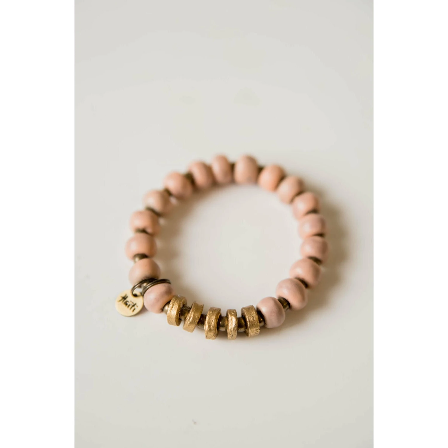 Bel Koz Flat Bead Bracelet 2 Bel Koz Flat Bead Bracelet - Image 2