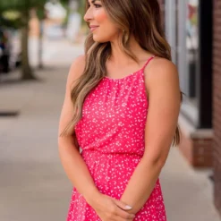 Confetti Halter Tank Midi Dress -Women's Clothing Store BB 9234 4b9f9854 ec1f 48fa 80f4 083e99cb488f 686211