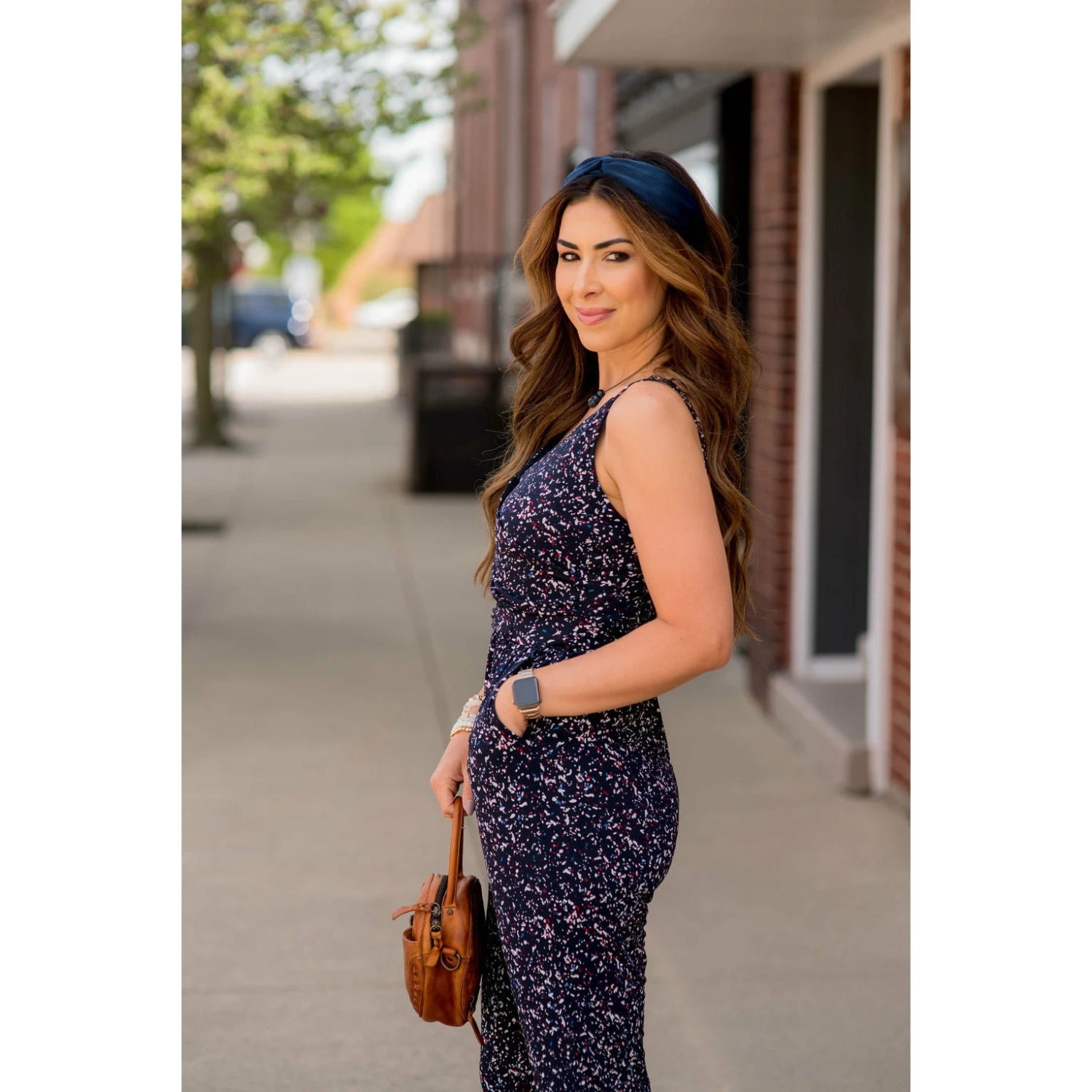 Paint Splatter Sleeveless Wrap Jumpsuit 5 Paint Splatter Sleeveless Wrap Jumpsuit - Image 5