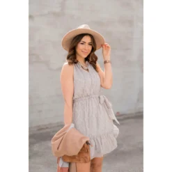 Leaf Printed Ruffled Tie Dress 22 Leaf Printed Ruffled Tie Dress -Women's Clothing Store BB 9354 ffcc2f13 d3a3 404b bb09 7166ed900fa8