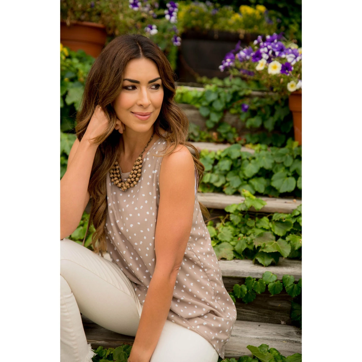 Spotted Peep Back Tank 19 Spotted Peep Back Tank - Image 19