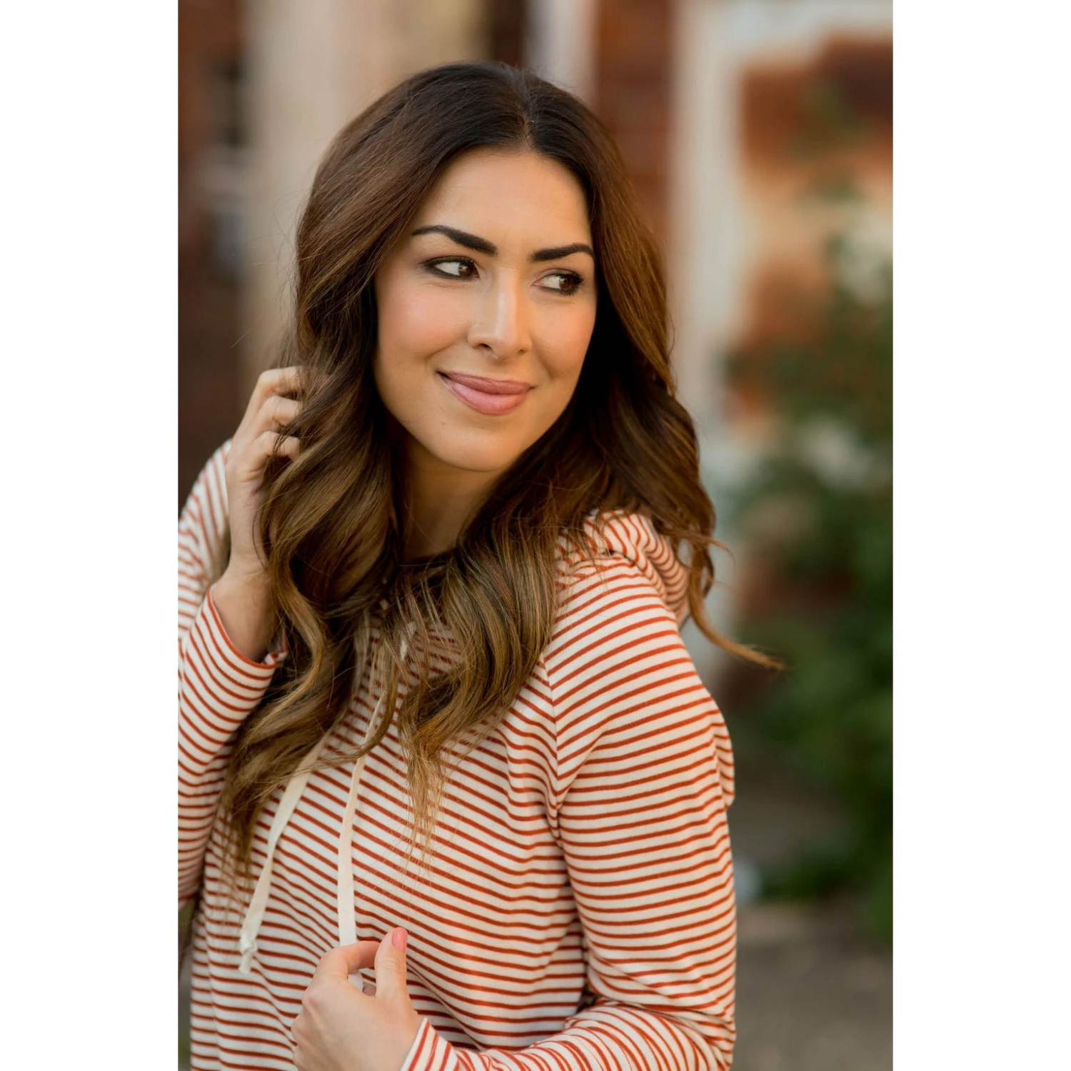 Striped Basic Hoodie 14 Striped Basic Hoodie - Image 14