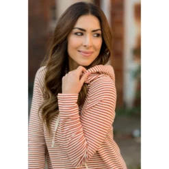 Striped Basic Hoodie 33 Striped Basic Hoodie -Women's Clothing Store BB 9399 513ec944 76d9 4006 925b e73a4ffdfb95