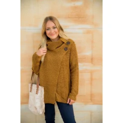 Double Side Button Wrap Cardigan -Women's Clothing Store BB 9468 0d0bf533 1477 4cd9 9236 c325d1f60717 407279