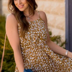 Floral Pleated Bottom Midi Dress -Women's Clothing Store BB 9489 772aef7e df62 4a09 be2e a4a66a55e25c 582609