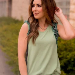 Spotted Ruched Strap Tank 8 Spotted Ruched Strap Tank -Women's Clothing Store BB 9525 398b70e7 502f 4c37 b638 a75a31058db9 573992