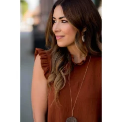 Cinch Neck Tunic Dress -Women's Clothing Store BB 9537 fa3f27ca b521 467f b008 674351247c78