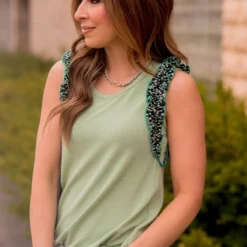 Spotted Ruched Strap Tank 13 Spotted Ruched Strap Tank -Women's Clothing Store BB 9538 530c1010 7bf4 40cb 92a8 bd77fa886438 218683