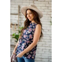 Ruffle Floral Peplum Tank -Women's Clothing Store BB 9546 a678f98c 788f 4c76 af7c 26f29d954241