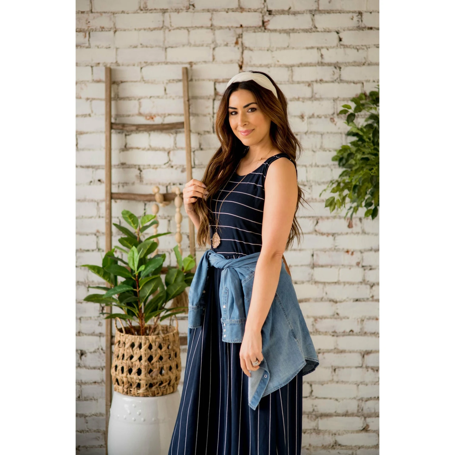 Striped Sleeveless Maxi 6 Striped Sleeveless Maxi - Image 6