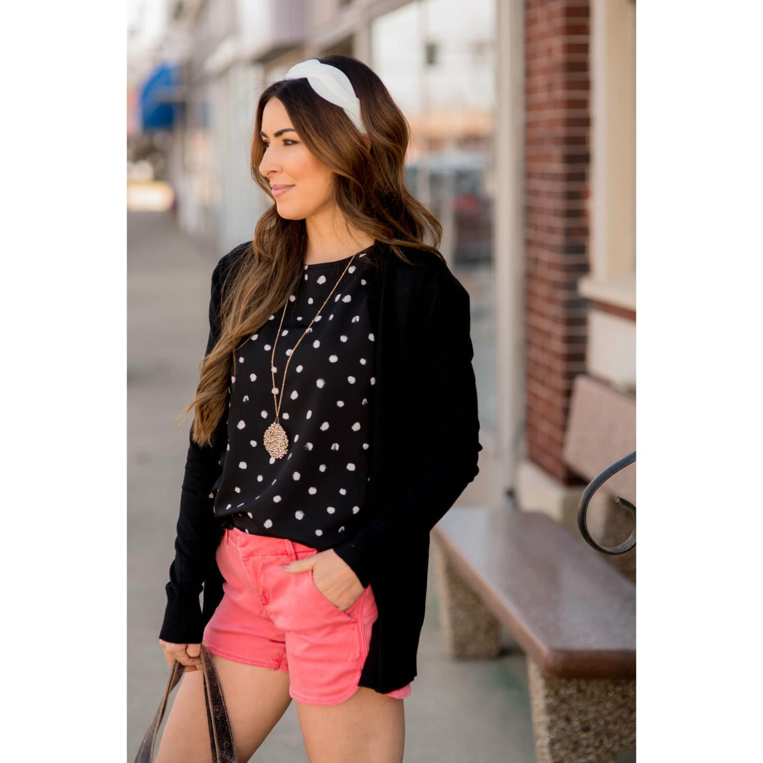 Brushed Dot Flutter Trim Tee 6 Brushed Dot Flutter Trim Tee - Image 6