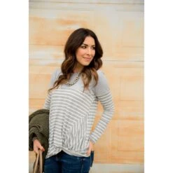 Striped Thermal Top Side Knot Tee 23 Striped Thermal Top Side Knot Tee -Women's Clothing Store BB 9610 58778558 43b1 42d5 b9e9 524fbe0ebbe9
