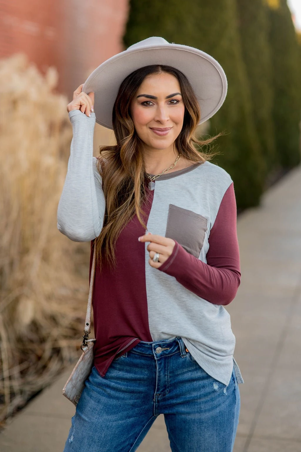 Sassy Split Pocket Tee 1 Sassy Split Pocket Tee