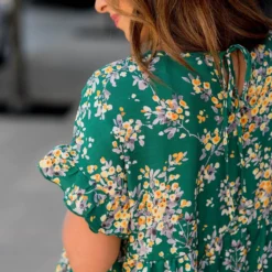 Watercolor Blooms Ruffle Accent Peplum Blouse -Women's Clothing Store BB 9648 3fba7cd0 0f64 4a01 b5a9 be1da6da282f 728969