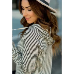 Striped Basic Hoodie 37 Striped Basic Hoodie -Women's Clothing Store BB 9655 2cc3d470 ff4c 4c6c 93b2 897a9e7428a1