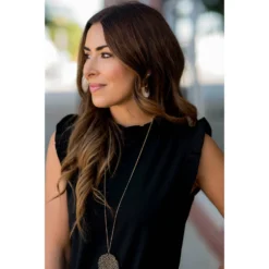 Zipper Back Tank Dress -Women's Clothing Store BB 9679