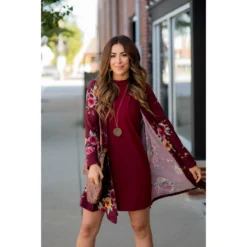 Floral Tunic Cardigan -Women's Clothing Store BB 9705 7af04372 d083 4525 88ef a7eac29cd434