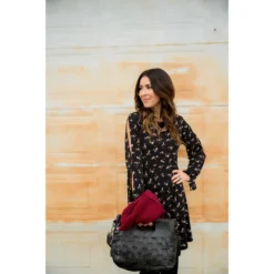 Mini Floral Slit Sleeve Dress -Women's Clothing Store BB 9713 cc5fa985 a3ea 4e54 bd1e 1604c34daee5