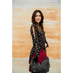 Mini Floral Slit Sleeve Dress -Women's Clothing Store BB 9715