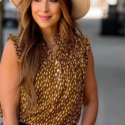 Brush Stroke Smocked Tank -Women's Clothing Store BB 9716 a5458e8d dca9 482e 8e56 dd5c55a74796 916426