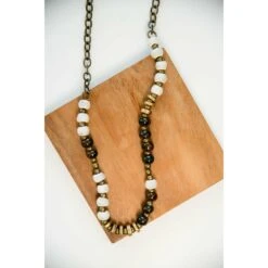Bel Koz Mixed Ivory Single Clay Necklace -Women's Clothing Store BB 9717 c3dec143 bb30 4c93 8fcf 2db9dc05acde