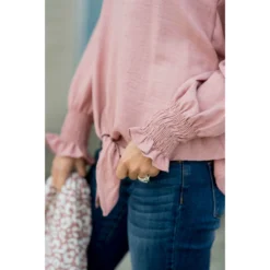 Elegant Tied Cinched Sleeve Blouse -Women's Clothing Store BB 9725 8fb99f33 449e 48d4 b9bc 757928a14ac4