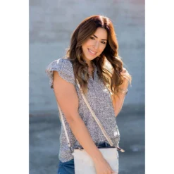 Tie High V-Neck Mini Leopard Blouse -Women's Clothing Store BB 9775 42a2d9bc b086 42fe 8c5b 395b150c0d0c