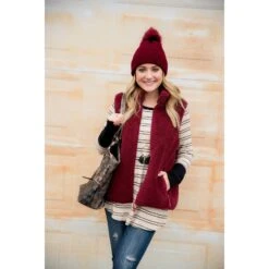 Solid Accent Dual Striped Long Sleeve Tee -Women's Clothing Store BB 9822