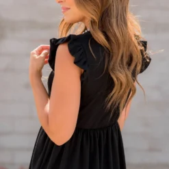 Textured Lines Ruffle Trim Dress 26 Textured Lines Ruffle Trim Dress -Women's Clothing Store BB 9824 521f2a8b e587 4155 a23d 216cfc039483 883813