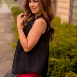 Cinched Neck Bibbed Tank -Women's Clothing Store BB 9843 998d8f3b 0298 4666 9883 b274ee971aca 504131