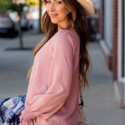 Elegant Tied Cinched Sleeve Blouse -Women's Clothing Store BB 9867 2eed0c86 aa61 4db5 b912 c141555416fc 149525