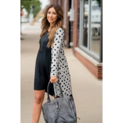 Polka Dot Tunic Cardigan -Women's Clothing Store BB 9880 3da2fa74 a812 4770 a90a 4df86ada2c55