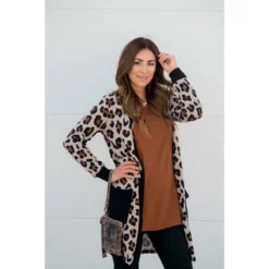 Leopard Solid Trim Tunic Cardigan 14 Leopard Solid Trim Tunic Cardigan -Women's Clothing Store BB 9890 4045b13b e80c 41ee 834c 3fecd1894ccb