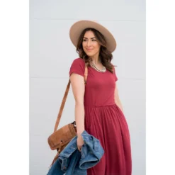 Solid Maxi Pocket Dress -Women's Clothing Store BB 9890 83c81de7 e009 4277 af54 e398926cb094