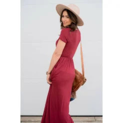 Solid Maxi Pocket Dress -Women's Clothing Store BB 9892 1