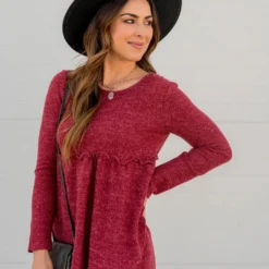 Cinched Sweater Tee