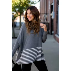 Poncho Style Striped Cowl Neck Sweater 27 Poncho Style Striped Cowl Neck Sweater -Women's Clothing Store BB 9910 a43a4e66 a152 48a9 b1d9 1ee73c317afc