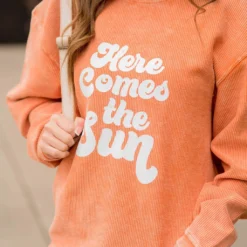 Here Comes The Sun Ribbed Graphic Crewneck 26 Here Comes The Sun Ribbed Graphic Crewneck -Women's Clothing Store BB 9927 fdaef8fe a0f4 47f3 b054 18a59db21a71 133275