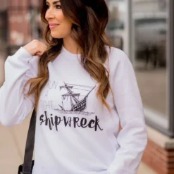 I Run A Tight Shipwreck Graphic Crewneck -Women's Clothing Store BB 9936 c0df0623 234c 430a bd96 1261a320c7e7 763411