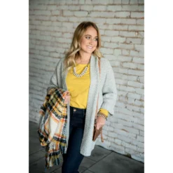 Cotton Slub Long Sleeve Tee -Women's Clothing Store BB 9951