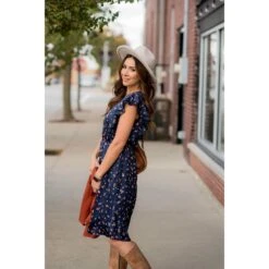 Date Night Paint Splotched Flutter Dress -Women's Clothing Store BB 9978 8043c38b eec7 4ccd a8bc 40de48b50629