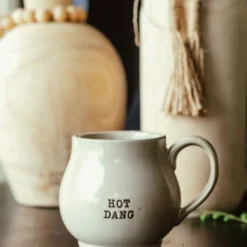 Stoneware Mug W/ Wood Gift Box -Women's Clothing Store BB6 17 22 19 370517