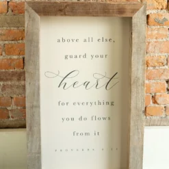 Guard Your Heart Sign