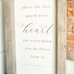 Guard Your Heart Sign -Women's Clothing Store BB6 17 22 47 651149