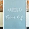 Metal Farm Life Sign