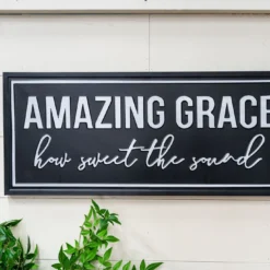 Amazing Grace Tin Sign