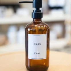 Amber Dish Soap Bottle -Women's Clothing Store BBJan 25 12