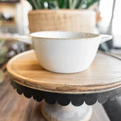 White Ceramic Colander