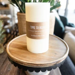 LED Pillar Candle - 8" -Women's Clothing Store BBJan 25 192