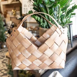 Loft Wood Basket - Large -Women's Clothing Store BBJan 25 240